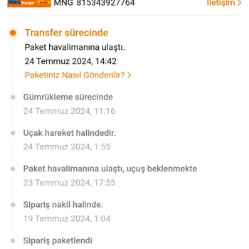 Temu Sipariş Güncellemesi Yok