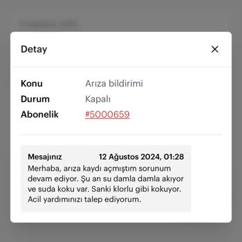 Arçelik Su Arıtma Hizmeti: Musluktan Gelen Klorlu ve Azalan Su Sorunu