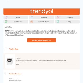 Media Markt Trendyol Hover Bulaşık Makinesi
