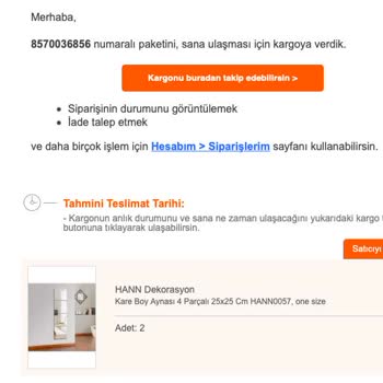 Trendyol Ürün İadesinin Gerçekleştirilmemesi