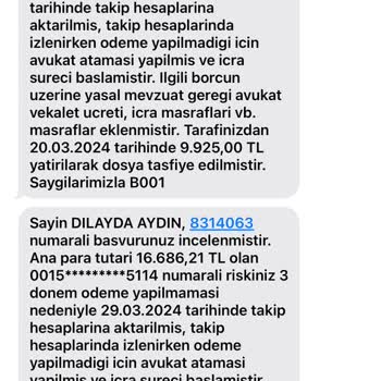 VakıfBank Mevcut Borç Hakkında Uzlaşma Teklifi