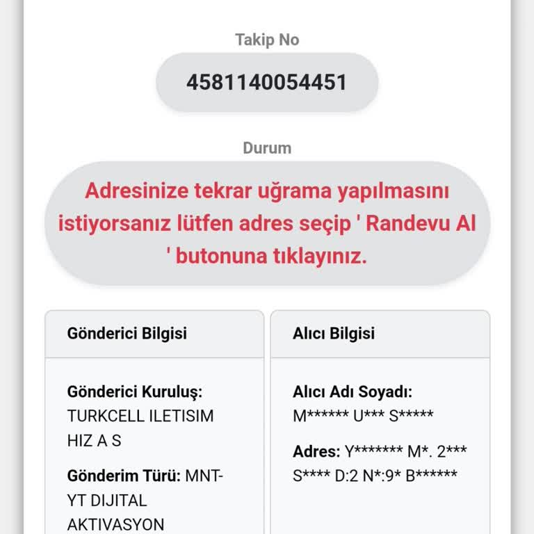 Turkcell Kart Teslimatında Yaşanan Sorunlar Ve İletişimsizlik!