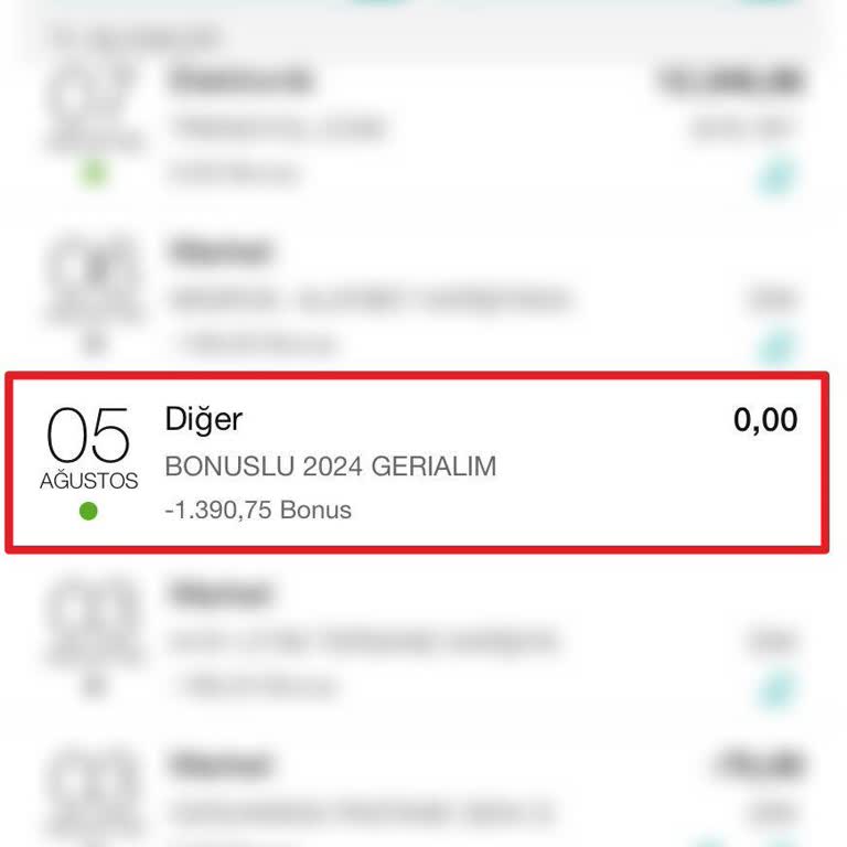 Garanti Bankası Bonus Geri Alımı (Bilgilendirme Yapmadan)