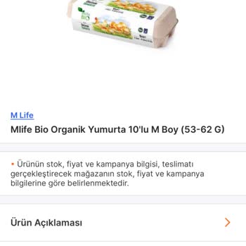Migros Mlife Organik Yumurta Bozuk Çıkıyor