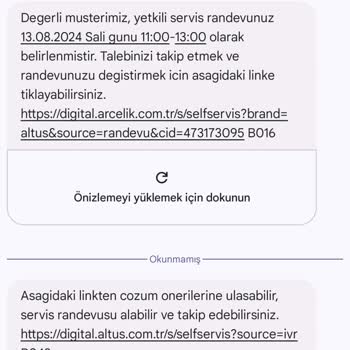 Altus Bulaşık Makinesi Kurulum Randevusu Sorunu
