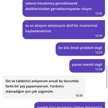Getir Canlı Destek Ekibinin Eğitimsizliği