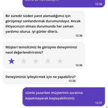 Getir Canlı Destek Ekibinin Eğitimsizliği