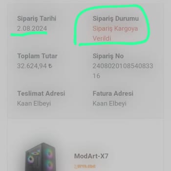 İtopya Bilgisayar İtopya Kırık Ekran Gönderdi Ve İlgilenmiyor