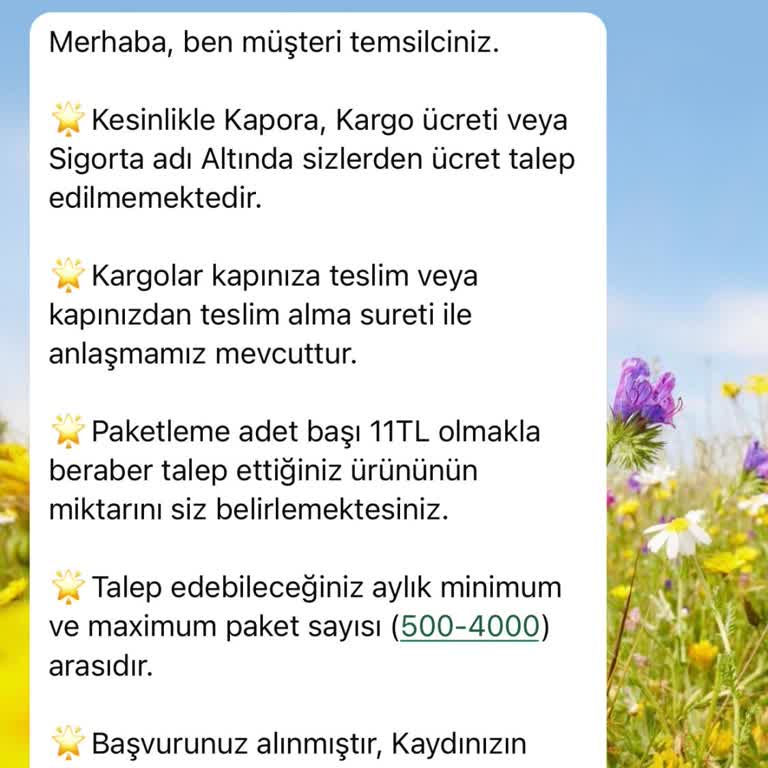 Evde Ekişi Paketleme Kişisel Bilgilerimin İzinsiz Kullanımı Hakkında Uyarı