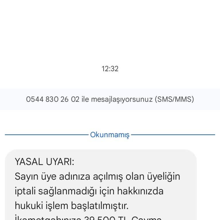 0544 830 26 02 tarafıma gönderilen mesaj!