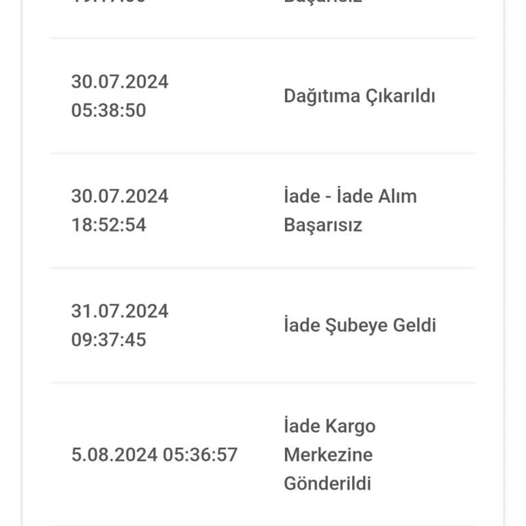 A101 Birgündekargo Ürün Almaya Gelmedi Almış Gibi Yapıyor