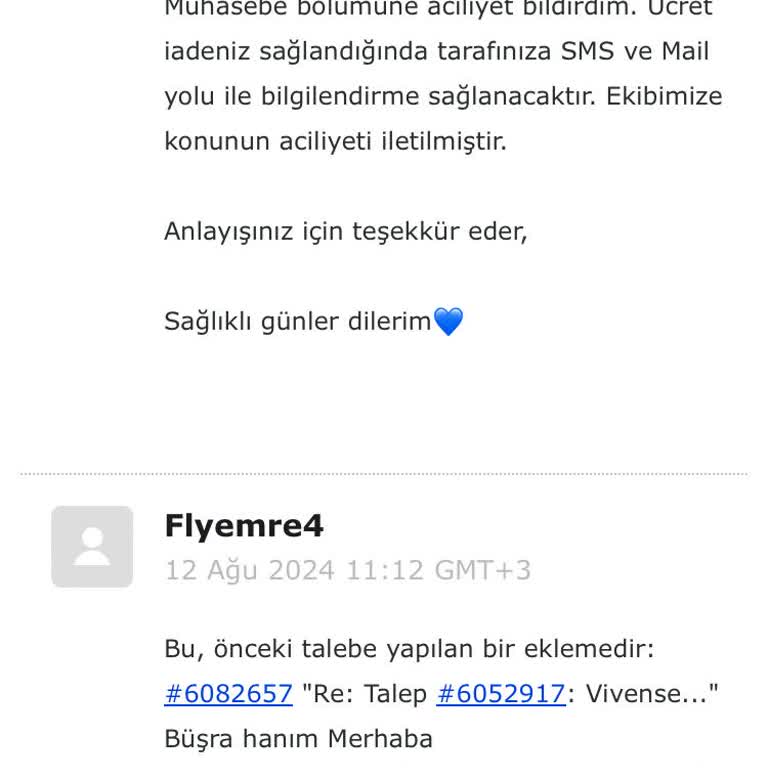 Vivense İptal İade Süreci