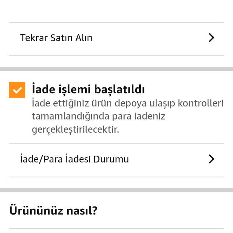 Amazon 3.5 Aydır Siparişimi İade Etmiyor