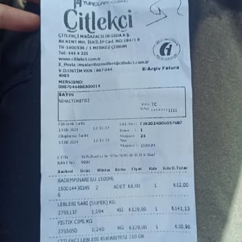 Çorum Çitlekçi Kurtlu Larvalı Ürün.