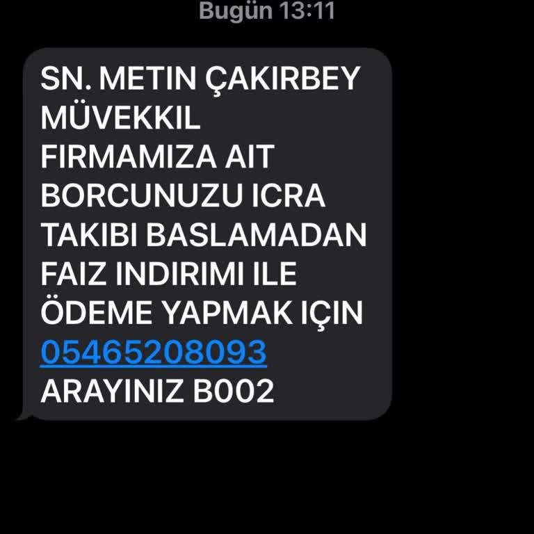 Metka Hukuk (SMS) Hukuk Bürosunun Kişisel Verilerimi İzinsiz Kullanması Ve Haksız Tahsilat Baskısı