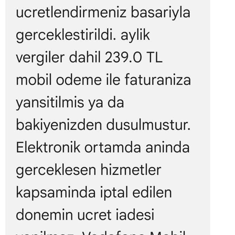 Whole Way Mobile Services İade Talebimin Gerçekleşmesini İstiyorum