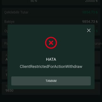 Şut Bet Para Çekim Talebi Reddedildi Ve Hesap İncelemeye Alındı