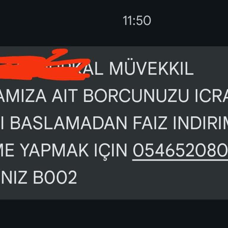 Metka Hukuk (SMS) Kişisel Verilerimin İzinsiz Kullanımı Ve Haksız Tahsilat Girişimi