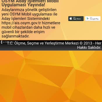 ÖSYM Sitesi Çalışmıyor Ve Kullanılamıyor