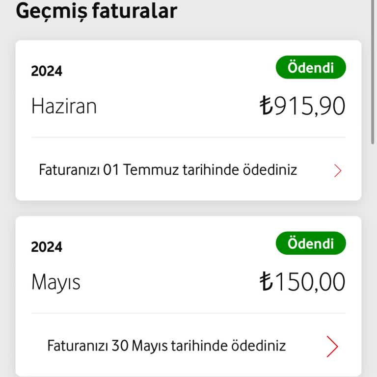 Fatura Şoku ve İade Sorunu: Vodafone'dan Çözüm Bekliyorum