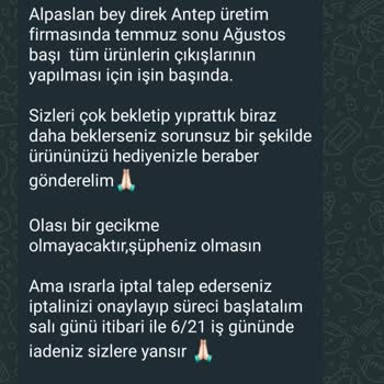 Reydeko Halı Siparişler Teslim Edilmiyor Ve Müşteri Mağdur Ediliyor