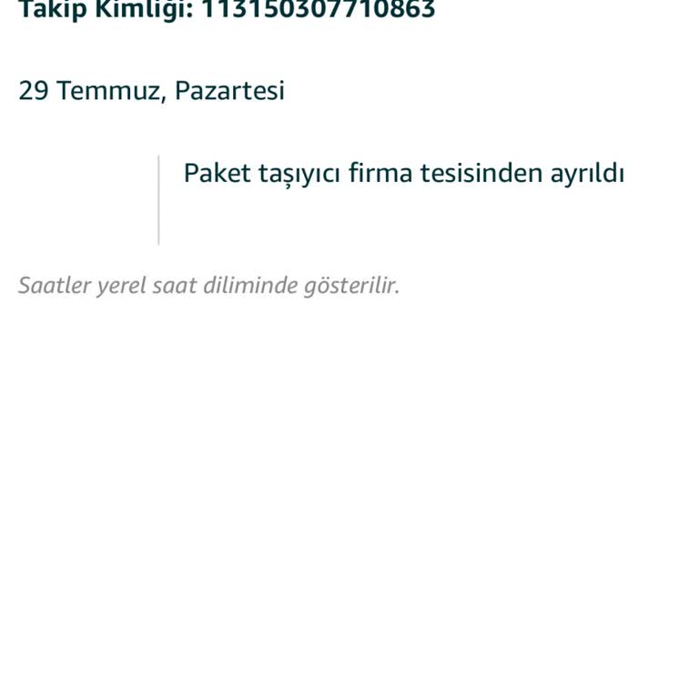 Amazon Siparişim Kargo Da Gözüküyor Ama Gelemiyor.