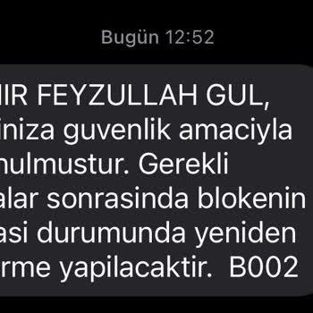 Enpara.com Güvenlik Blokesi Nedeniyle Mağduriyet