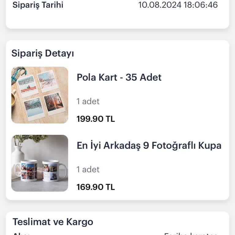 Sosyopix Kargom Yola Çıkmadı