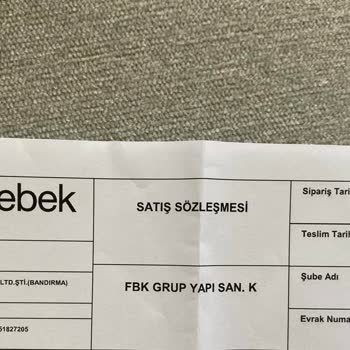 Kelebek Mobilya Eksik Eşyalarımızı Halen Göndermedi