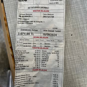 İBB - İstanbul Büyükşehir Belediyesi Atık Su Bedeli Saçmalığı