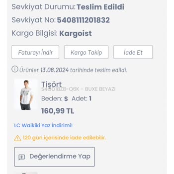 Lcw.com Kupon Kodu Hatasını Kabul Ediyor Ama İade Yapmıyor