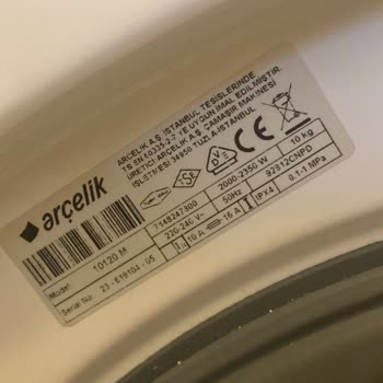 Arçelik Çamaşır Makinesi Kapak Sorunu ve Garantideki Aksaklık