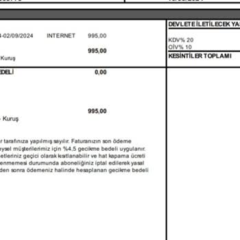 Digiturk'ün Söyledikleri Fiyatta Fatura Yansıtmaması