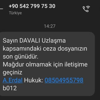 A. Erdal (SMS) Yasa Dışı Bahis Para Cezası Yalanı İle Aranmak