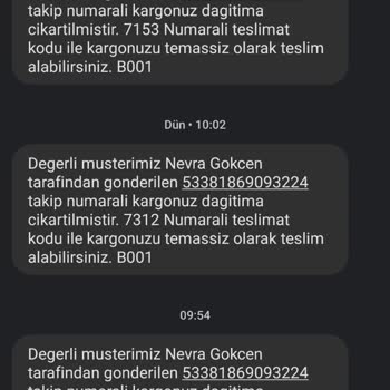Sürat Kargo Teslim Etmeme Sorunu
