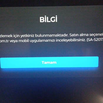 TOD Tv Spor Ekstra Paketi Canlı Yayın Sorunu Ve Destek Eksikliği
