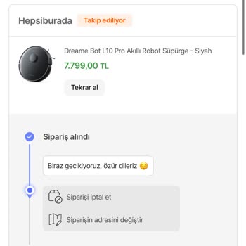 Hepsiburada'nın Zamanında Verilmeyen Kargosu