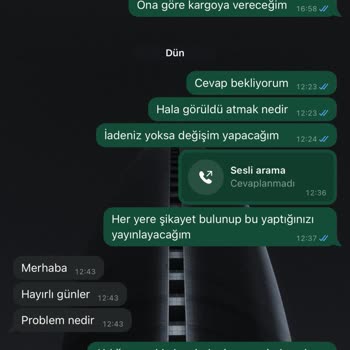 Bigbang Vip Değişim Ve İade Yapmıyorlar Mesajlara Cevap Vermiyorlar