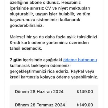 CV Maker Haberim Olmadan Borçlanmışım