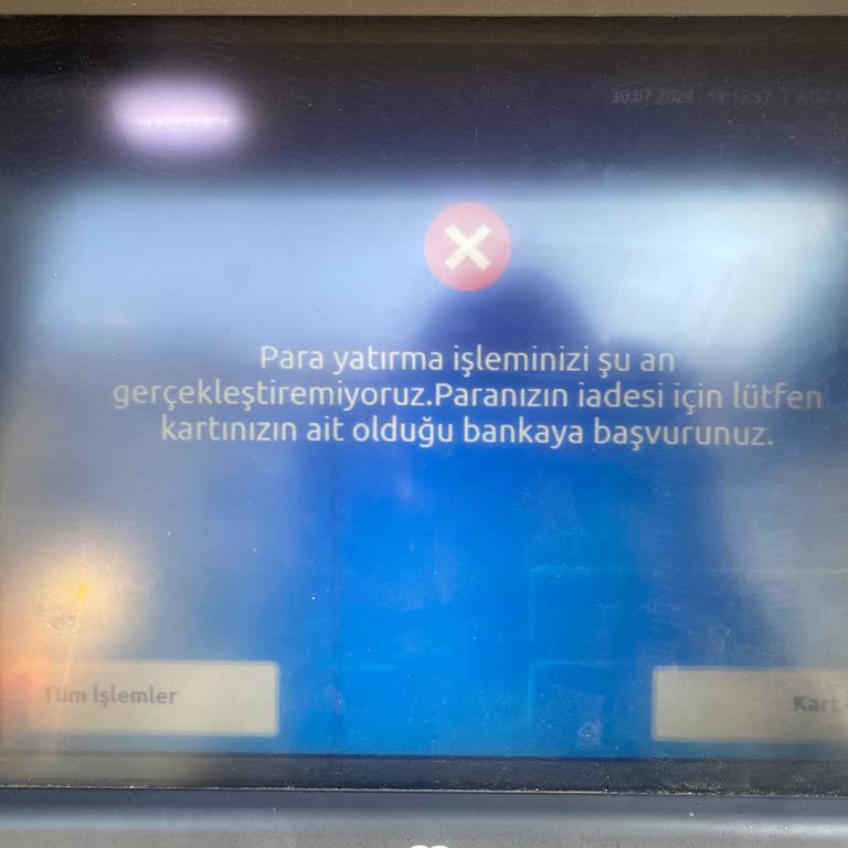 Ziraat Bankası ATM Paramı Vermiyor Ayrıca Bankamatikleri Hep Bozuk