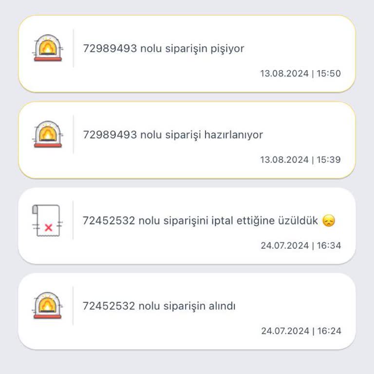 Domino's Arifiye Şubesi Sipariş İptali