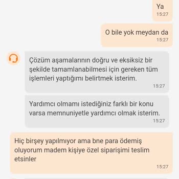 Trendyol GO Sipariş İptali