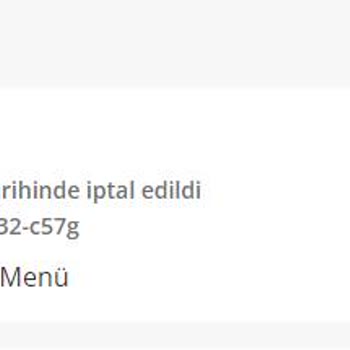 Yemeksepeti KFC Siparişi Keyfekeder İptal