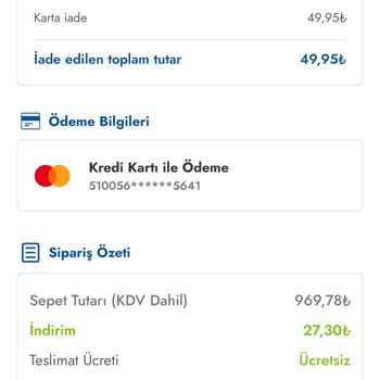 Cepte Şok Eksik Ürün