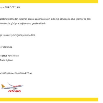 Obilet Ve Pegasus Gibi Kurumsal Firmaların Olayı Birbirlerine Atması