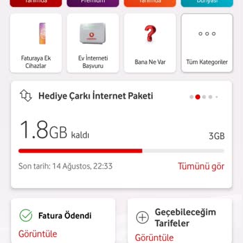 Vodafone Hediye Çarkı Yanıltması ve İnternet Kullanımı Sorunu