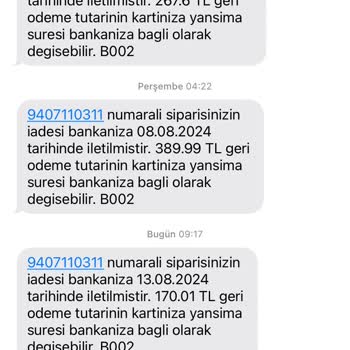 Trendyolmilla İade Ücreti Eksik Yattı
