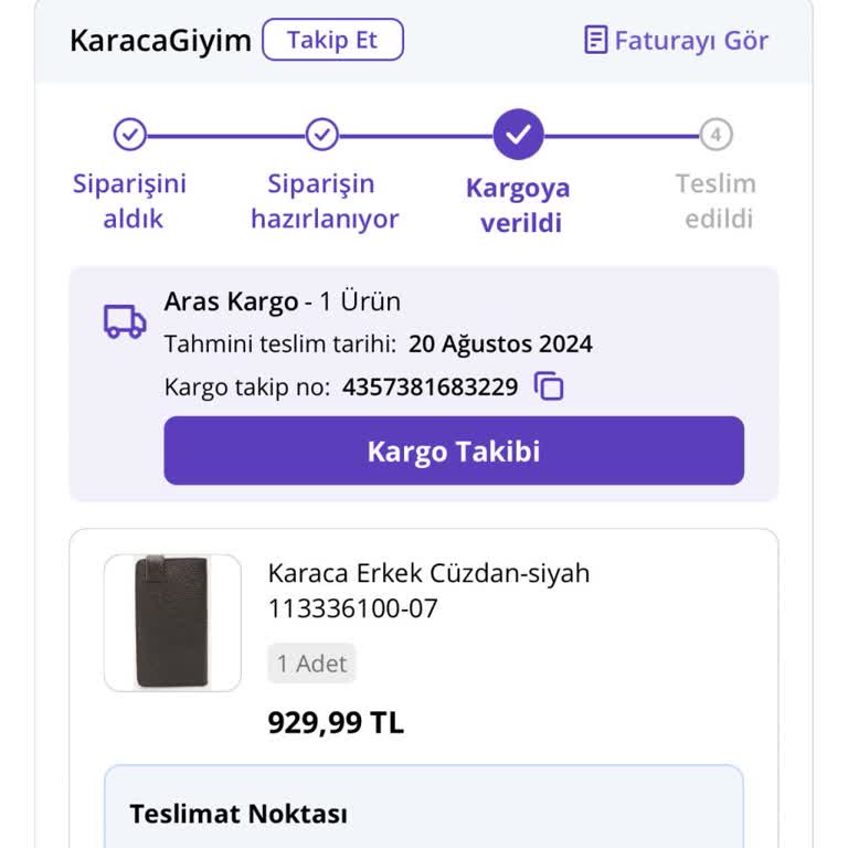 N11 Aras Kargo Teslim Edilemeyen Ürün