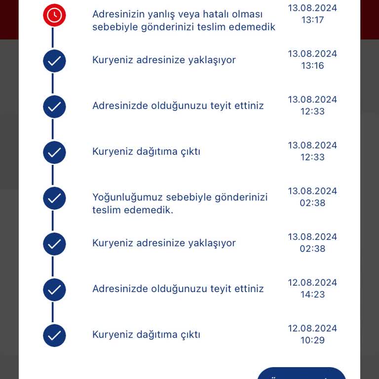 Aras Kargo Adres Bulunamadı Problemi