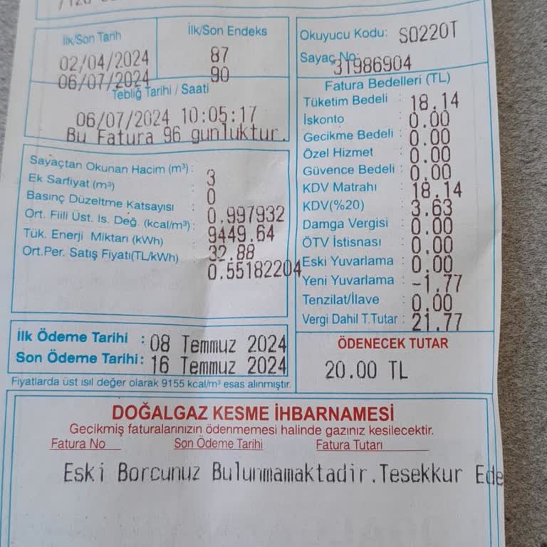 ÇORDAŞ Cordas Doğal Gaz Ulaşımında Ve Fatura Ödemede Problem